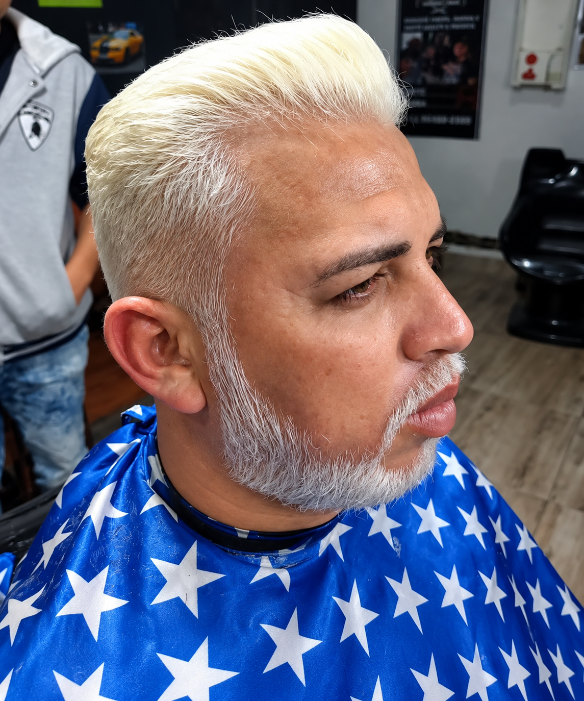 Exemplo de barba feita